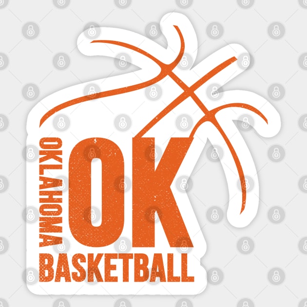 Oklahoma Basketball 01 Sticker by yasminkul